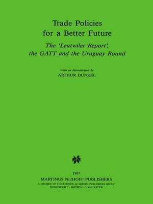 cover image of Trade Policies for a Better Future